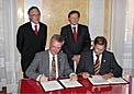 The Signing Ceremony with Austria