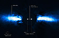 Planet around Beta Pictoris (annotated)