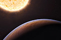 First planet of extragalactic origin (artist’s impression)