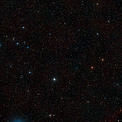 Wide-field view of the sky around a giant space blob