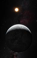 Artists’s impression of one of more than 50 new exoplanets found by HARPS: the rocky super-Earth HD 85512 b