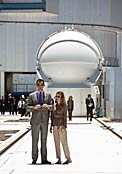 The Prince and Princess of Asturias during their visit to ESO's Paranal Observatory