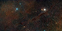 Digitized Sky Survey Image of part of the Taurus Molecular Cloud