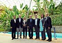 Sua Majestade o Rei de Espanha com os Presidentes da Aliança do Pacífico