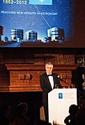 Tim de Zeeuw på ESOs jubileumsgalla