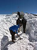 Harsh conditions at the APEX control building