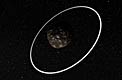 Artist’s impression close-up of the rings around Chariklo