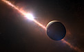 Artist’s impression of the planet Beta Pictoris b