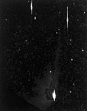 Comet Halley's multiple tails