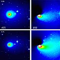Asymmetries in the Coma of Comet Hyakutake