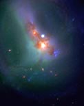 Centre of Merging Galaxy System ESO202-G23