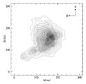 Map of the Obscuration in the Dark Cloud B68