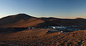 Mounted image 7: The VLT and Residencia and base camp