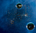 Galaxy Clusters (artist's impression)