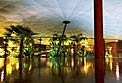 A view of La Residencia at Paranal at 3am