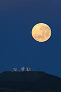 Dramatic Moonset