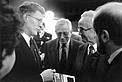 Harry Van Der Laan at the Auxiliary Telescopes Contract Signature with AMOS