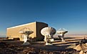 ALMA antennas at OSF