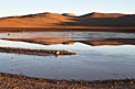Icy lagoon near Paranal