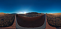 Panorama of the entrance to La Residencia