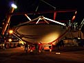Assembly of First European ALMA Antenna