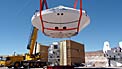 Assembly of First European ALMA Antenna