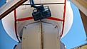 Assembly of First European ALMA Antenna