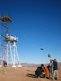 Filming on Cerro Amazones