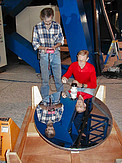 Working on a VLT secondary mirror