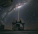 Mounted image 112: A Laser Beam Towards the Milky Way's Centre