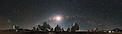 The Moon and the Arc of the Milky Way
