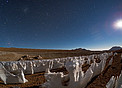Icy Penitents by Moonlight on Chajnantor