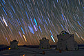 Sterpaden boven de VLT in Paranal