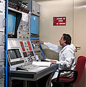 Schmidt telescope control room at La Silla