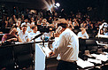 ESO Auditorium during a Comet Shoemaker–Levy 9 symposium, July 1994.