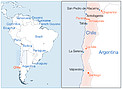 South America Map ESO