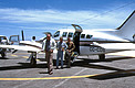 Observers Arriving at Pelican airstrip close to La Silla