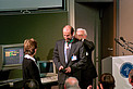 Massimo Tarenghi Receiving the Italian Medal
