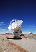 Three ALMA antennas