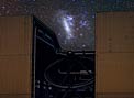 Large Magellanic Cloud Captured Between a Unit Telescope