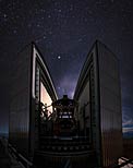 Orion Captured Between the NTT