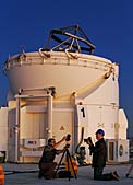 UHD team members test equipment at Paranal