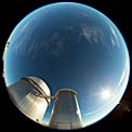 Daytime Fulldome Perspective of La Silla
