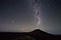 Milky Way Points Down to Cerro Paranal
