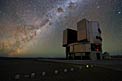 Milky Way Illuminating the VLT Platform