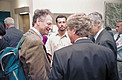 Wilson and Pieri during VLT first light press conference