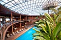 The central hall at the Paranal Residencia