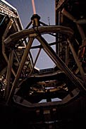 Laser Beam Creating an “Artificial” Star