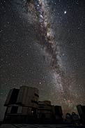 Group Portrait of the VLT with the Galaxy