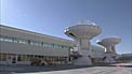 Two ALMA antennas at the OSF